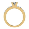 thumbnail image 3 of 1.25 Carat Princess Cut 14K Gold Solitaire Diamond Engagement Ring 0.75 CT J-K I1 -Diamond, 3 of 5