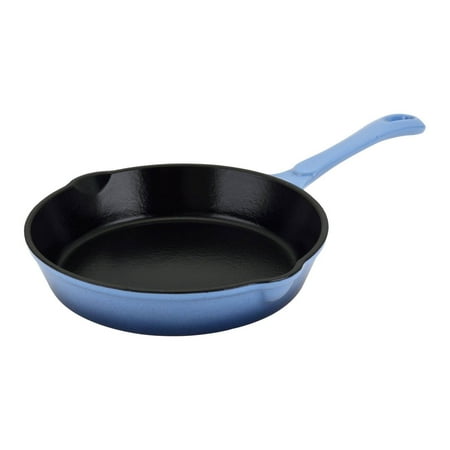 Hamilton Beach 10 Inch Enameled Coated Solid Cast Iron Frying Pan Skillet,