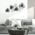 thumbnail image 3 of XIBUFE 2026 New Floral Wall Hanging Decor Metal Wall Art Decoration for Bathroom Living Room White Small for Bathroom,Living Room,Bedroom,Hallway,Home Accents,Wall Art,Small Spaces., 3 of 7