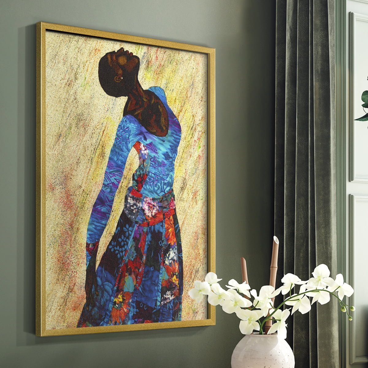Woman Strong IV Framed Print - Solid Wood in Single Picture Frame Solid Wood 2 Framed Print