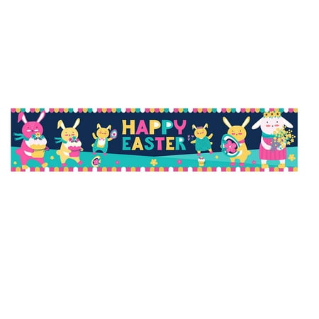 

Easter Table Flag Holiday Bunny Egg Little Printed Vintage Easter Linen Tablecloth Easter Home Decorations Mantel Scarf Easter Dresser Runners And Toppers Tablecloth Bedroom Thanksgiving Table Table