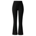 thumbnail image 6 of SXcggal Women's Causual Summer Solid Elastic High Waist Slim Pants Yoga Sports Horn Casual Pants Running Sports Pants Comfortable Sporty Casual Women's Sweatpants, 6 of 7