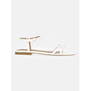 Free Assembly Women's Flat Sandals with Bow