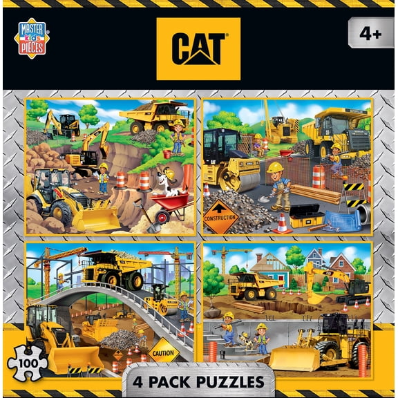 MasterPieces Kids Puzzle Set - Caterpillar 4-Pack 100 Piece Jigsaw Puzzles