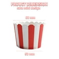 thumbnail image 5 of 100 Pcs Mini Black Striped Baking Paper Cups - Disposable Cupcake Liners for Baking, Birthday Party, Baby Shower, Christmas, Valentine's Day, Daily Use, 5 of 7