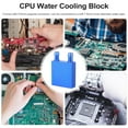 Heat Sink System Aluminum Side Connector Water Cooler Liquid Cooling