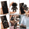 thumbnail image 6 of for Samsung Galaxy S23 Ultra Case Cute 6D Astronaut Case with Stand Function Luxury Plating Case Cover Slim Fit Soft TPU Shockproof Bumper Protective Electroplated Case for Girls Boys,Black, 6 of 12