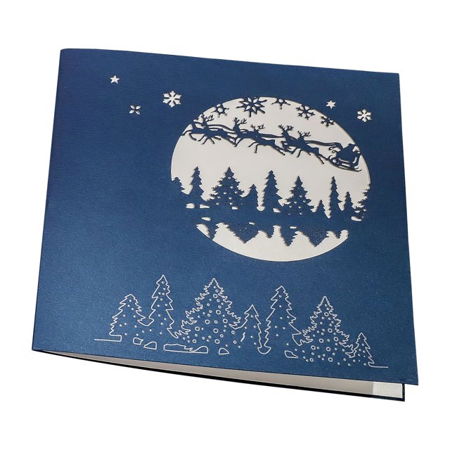 Cumpleaños Del Árbol De Navidad Mano De Obra Fina Tarjeta Emergente Del Árbol De Navidad 3D Diseño Plegable Tarjetas De Felicitación Creativas Hechas A Mano Para Niños, Mujeres Y Hombres 1Pcs Tarjeta Scienceny HA019707-00