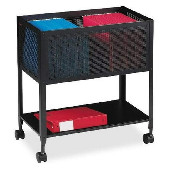 Mesh Rolling File, 12-1/2 by 25 by 28-1/4-Inch, Black