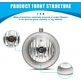 thumbnail image 2 of 1 Pair Fog Lights Assembly for Chrysler 300/Chrysler Aspen/Dodge Durango 2007-2009,Dodge Dakota 2005-2009,Fog Lamps for Jeep Commander/Grand Cherokee 2006-2010 (Black/Clear), 2 of 7