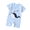 Blue Whale, variant on Baby Toddler Cotton Romper Summer Cotton Short Sleeve Bodysuit Unisex Cartoon Print Jumpsuit 0-24M