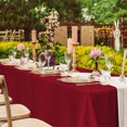thumbnail image 4 of Yonrjhukm Glossy Satin Tablecloth for Banquets, Weddings, Restaurants, Outdoor Picnics & Business Meetings, Elegant Polyester Dining Table Cover for Special Occasions, 4 of 6