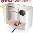 thumbnail image 4 of Toilet Flapper Replacement Kit Universal Toilet Plug Flapper for 2Inch Flush Valve, Water Saving, 4 of 5