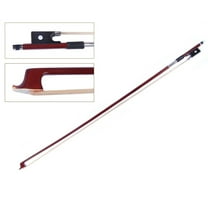 Niceauty Violin Bow Brazilwood Viola Bow Assorted Color Perfect Balance Performance 1Set