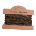 thumbnail image 4 of Cadena de eslabones torcidos Zulema joyería DIY AntiguoBronceRevestimiento eslabón de las cadenas de cable, 4 of 8