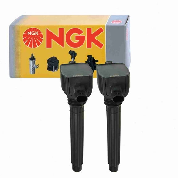 2 pc NGK 48755 Ignition Coils for 2505-484816 36-8196 5149168AH 5149168AI E1148 GN10616 IC751 UF-648 UF648 Spark Plug Wire Boot Fits select: 2011-2015 JEEP GRAND CHEROKEE