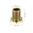 thumbnail image 2 of Hexagonales Tuercas, 14x15mm 1/8IP Hexagonal Tornillo Rosca Sujetador Montaje Accesorios para Hogar Talleres, Dorado Tono 25 Paquete Unique Bargains tuercas hexagonales, 2 of 4