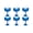 Blue, variant on Mesa Coupe and Cocktail Glasses, Set of 6