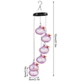 thumbnail image 4 of Outdoor Plastic Hummingbird Feeder with Wind Chime - Hanging Bird Water Feeder for Garden & Yard, Durable Weather-Resistant Patio Bird Feeder, 4 of 5