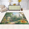 thumbnail image 3 of Non-Slip Polyester Rug 63x48in & 80x58in - Plush Memory Foam Floor Mat, Absorbent, Fade Resistant, Machine Washable for Living Room, Bedroom, Entryway，Garden, 3 of 7