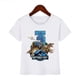thumbnail image 4 of Camisetas de algodón de Jurassic Park para cumpleaños del 2 al 9.º cumpleaños, camisetas personalizadas de dinosaurios, camisetas divertidas para niños, camisetas de cumpleaños para niños, 4 of 5