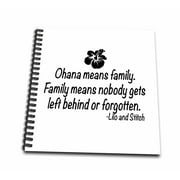 3dRose Ohana means family. - Mini Notepad, 4 by 4-inch