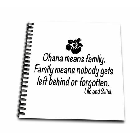 3dRose Ohana means family. - Mini Notepad, 4 by 4-inch
