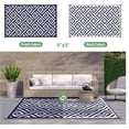 thumbnail image 4 of Outdoor Rug x Reversible Mats Outdoor Area Rug Plastic Straw Rug Geometric Rv Mat for Patio Camping Rv Picnic Backyard Deck Balcony Porch Beach Trailer ( ), 4 of 8