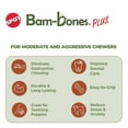 thumbnail image 5 of SPOT Bam-Bones Plus Chew Bones for Dogs, T-Shape, Chicken Flavor, Dog Chew Toy for Aggressive Chewers, Adult Dogs & Teething Puppies Under 60lbs, 6", 5 of 14