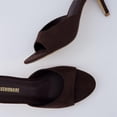thumbnail image 3 of Cushionaire Elle Pointed Heel Womens Sandal, Open Toe Heeled Mule with Cushioned Memory and Stiletto Design, 3 of 10