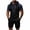 Black, variant on hotojiny Men's 2 Piece Set Short Sleeve Lace up Shirt Hoodie Summer Drawstring Cargo Shorts Stylish Color Block Tracksuit(Black,X-Large)