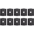 thumbnail image 1 of 10 x Centre Clamp PV Solar Panels, Black, Module Clamp for All Frame Heights, Solar Panels Bracket for Solar Panels Roof, 1 of 6