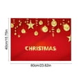 thumbnail image 3 of NWOKYZGH Red Merry Christmas Doormat, Xmas Winter Home Decor Low-Profile Switch Rug Door Mat Floor Mat for Indoor Outdoor 15x23 Inch, 3 of 6