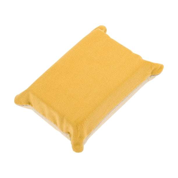 1 Pc Toalla para Lavar Coches Microfibra Herramienta de Secado para Limpieza de Coches 12x8x4cm Amarillo