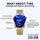 thumbnail image 4 of Binbond Relojes De Cuarzo Impermeables De Lujo Para Hombre Color Del Fondo Plateado/azul, 4 of 4