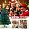 thumbnail image 5 of Gymax 5Ft Pre-lit Optical Fiber Christmas Tree w/ Colorful LED Lights Stand, 5 of 10