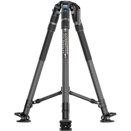 SIRUI SVS75 Professional Video Tripod, 61" Carbon Fiber Tripod with One-Step Height Adjustmen