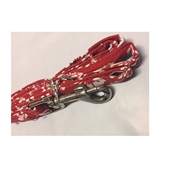 Laisse pour Chien à Imprimé Floral Hawaïen 5 Pieds - Choisissez Rouge Noir Ou Bleu (Rouge)