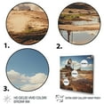 thumbnail image 3 of Designart "Texas Oil landscape Photography" Industrial Floater Framed Wall Art Print, 3 of 7