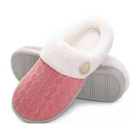 

Women Slippers Soft Cozy Plush for Indoor Outdoor winter Knitted slippers Fuzzy Comfy Warm House Slippers
