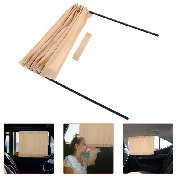KALLORY 2Pcs Heat Insulation Car Window Covers for Privacy 19.7x18.5in
