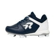 thumbnail image 2 of Ringor Flite Women's Softball Cleats Navy | White Size 12, 2 of 3