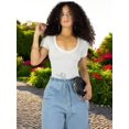 thumbnail image 4 of Player Mujer Texturizada Casual Stretch Blusa Dama Top, 4 of 5