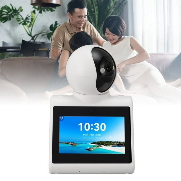 Cámara de Videollamadas de 2, Cámara de Videollamada Smart Camera HD 1080p 2MP Con Pantalla para El Hogar