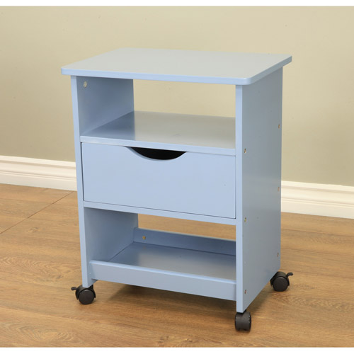 Home Craft Rolling Cart with Drawer, Multiple Colors