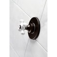 thumbnail image 2 of Kingston Brass KS3035PX  Single-Handle Three-Way Diverter Valve with Round Trim Kit, Oil Rubbed Bronze, 2 of 9