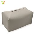 thumbnail image 2 of Titular De La Cubierta De La Caja De Pañuelos Rectángulo Caja De Dispensador De Pañuelos De Cuero De Pu Rollo De Papel De Dispensador De Pañuelos Extractivos Contenedor Color Puro Para El Dormitorio Cateissary HA027822-01, 2 of 7