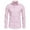 Pink, variant on Iugvhana Men's Regular Fit Shirt Four Side Silk Solid Long Sleeve Business Dress Shirts Slim Lapel Button Down Pocket Tops Dark Blue L