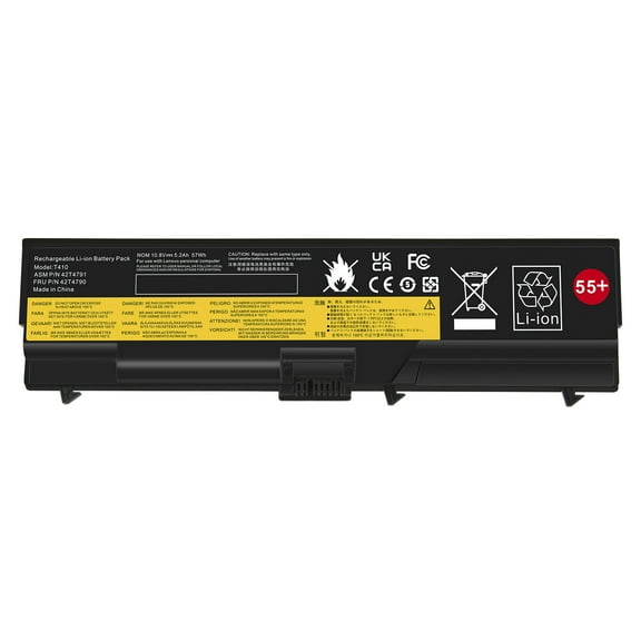 Battery for Lenovo Thinkpad T510 T510i,Thinkpad T520 T520i 58Wh