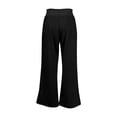 thumbnail image 7 of Bibifish Womens Pants Black Drawstring Waist Soft Loose Wide-Leg Pants Fit Casual Daily Errands Weekend Relaxing Pants With Side Pocket, 7 of 7